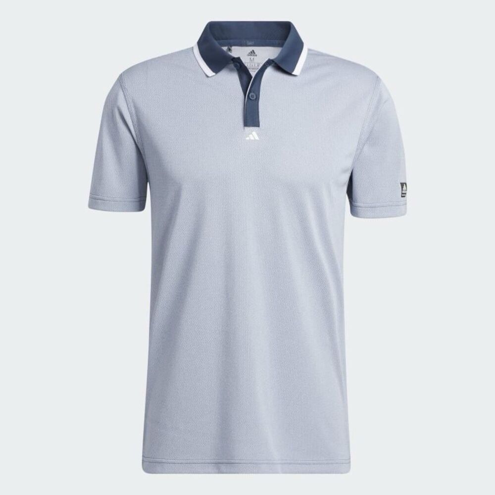 Adidas Equipment Prime Green Polo Shirt Mens S Grey Steel NWT Crew Navy Mel
